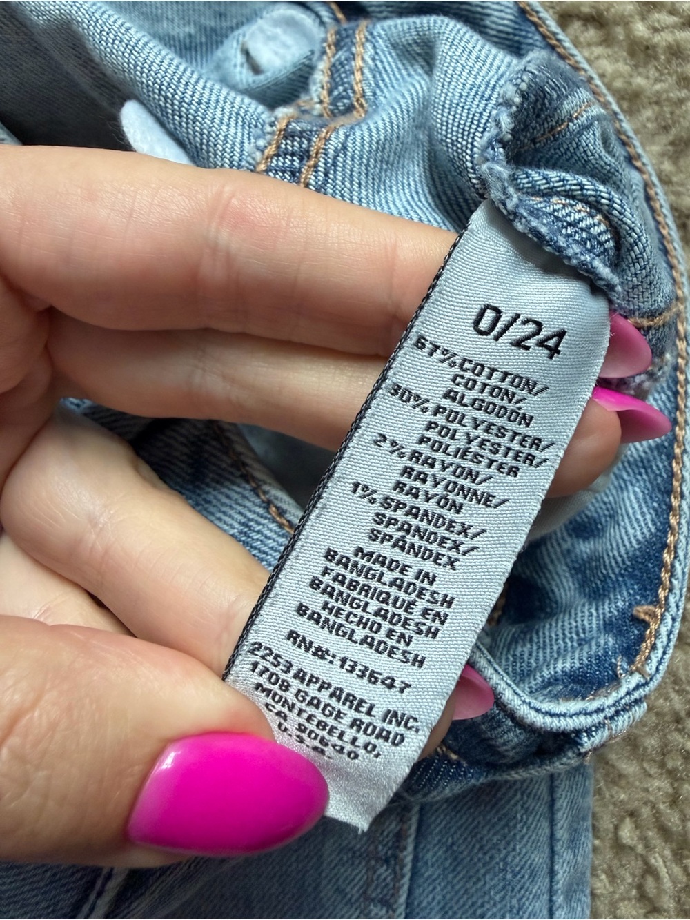 BCBGeneration Barrel Leg Jeans 0/24 Light Blue - Picture 12 of 12